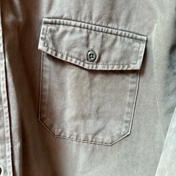 Vintage Eddie Bauer Men's Field Tested Expedition Ready Brush Popper Shirt 3XL - Picture 3 of 16